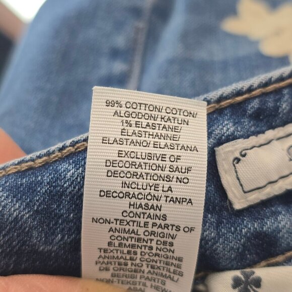 Lucky Brand LOlita Skinny Boho Floral Embroidered Denim Jeans  10/30 - Picture 11 of 11